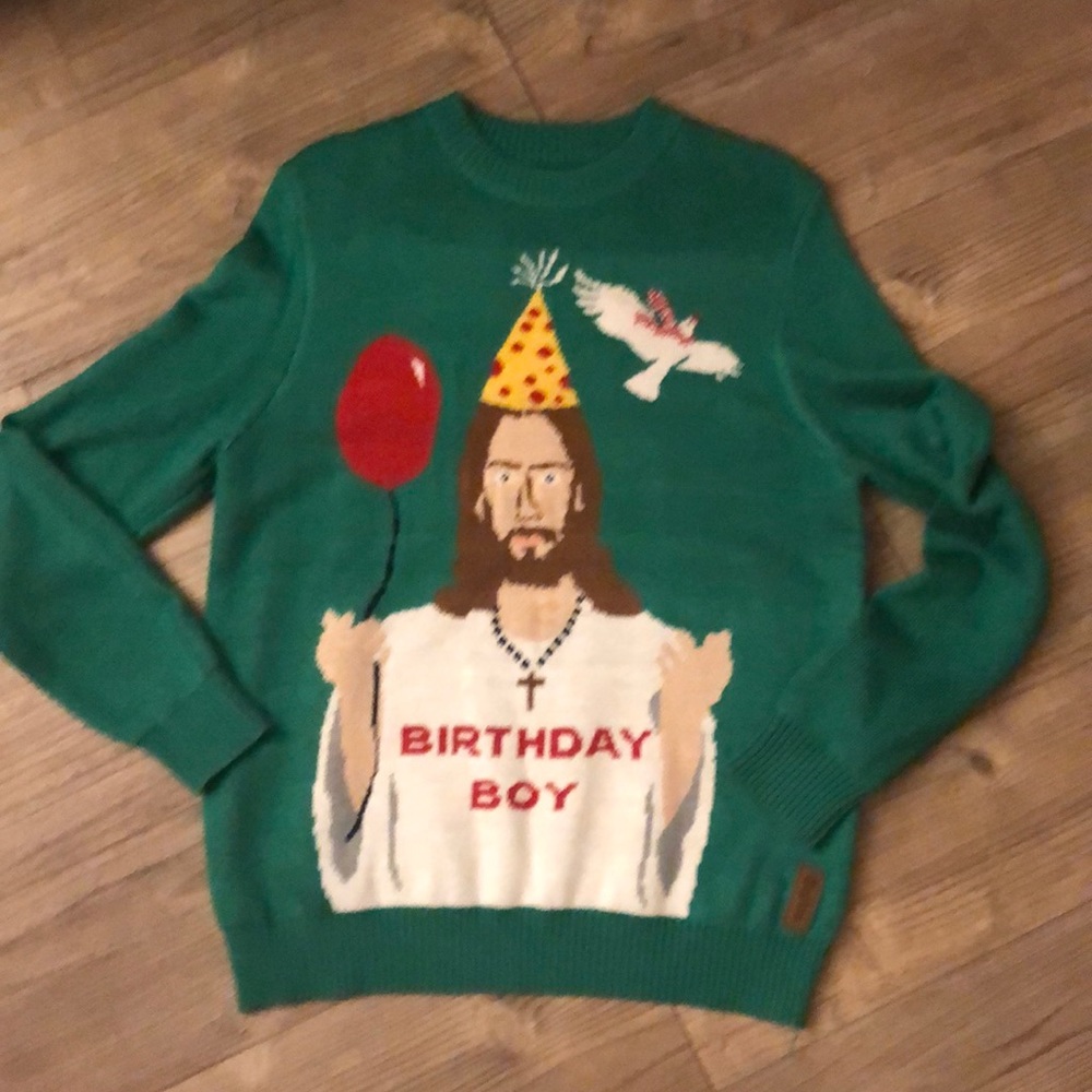 Happy Birthday Jesus Ugly Christmas Sweater!